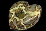 D Utah Septarian Heart - Beautiful Crystals #167867-1